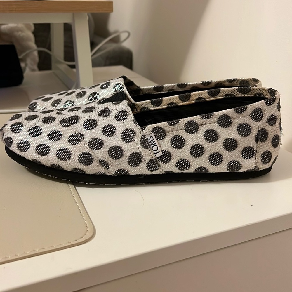 TOMS Metallic Polka Dot Alpargata